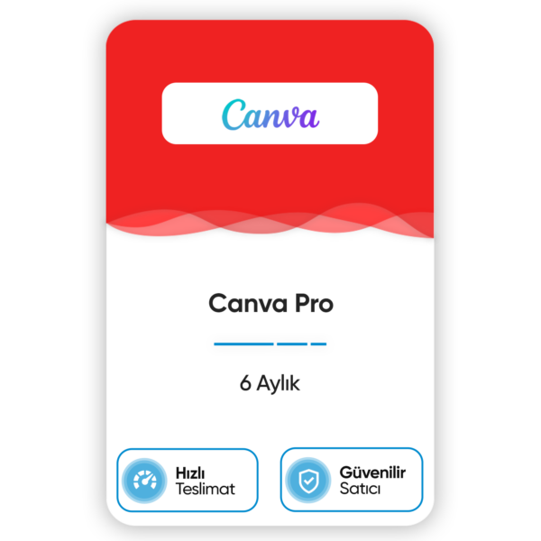 Canva Pro – 6 Aylık