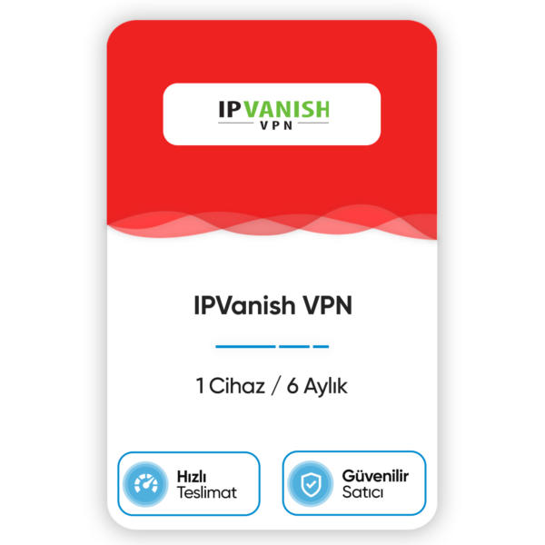 IpVanish VPN – 6 Aylık